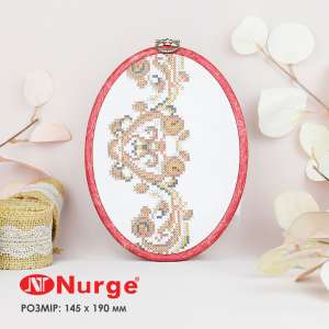 П'яльця Nurge овальні каучукові з підвісом 230-8 (145х190 мм.)